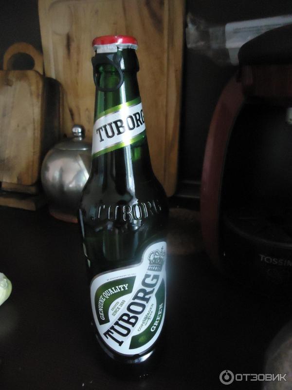 пиво Tuborg Green в бутылке