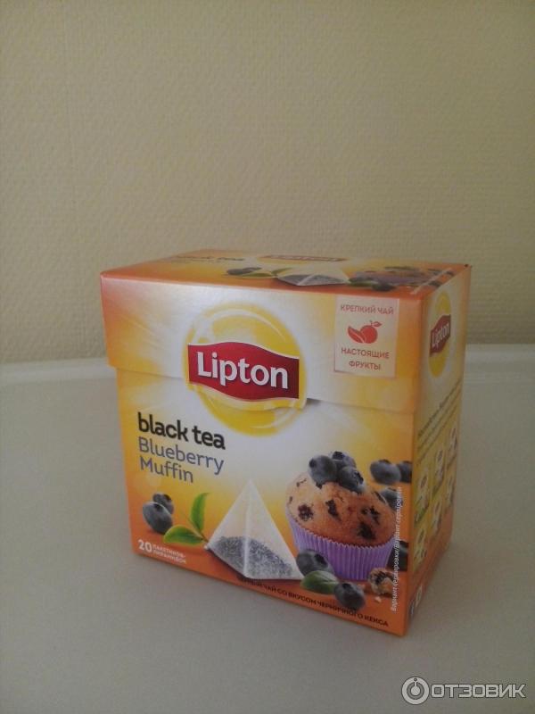 Чай в пирамидках Lipton Blueberry Muffin фото