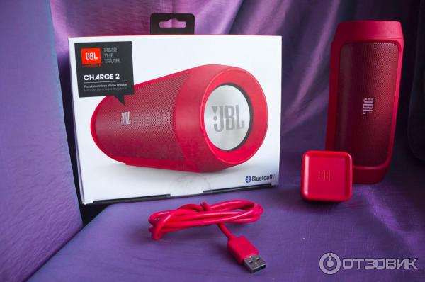 Портативная аудиоколонка JBL Charge 2 фото