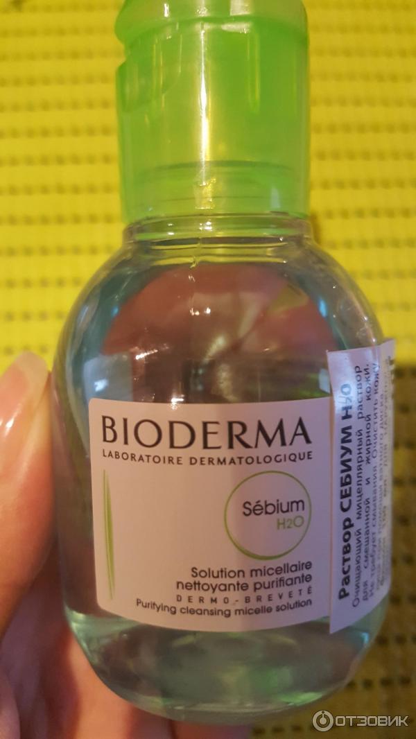 Мицеллярный раствор для жирной и смешанной кожи Bioderma Sebium H2O фото