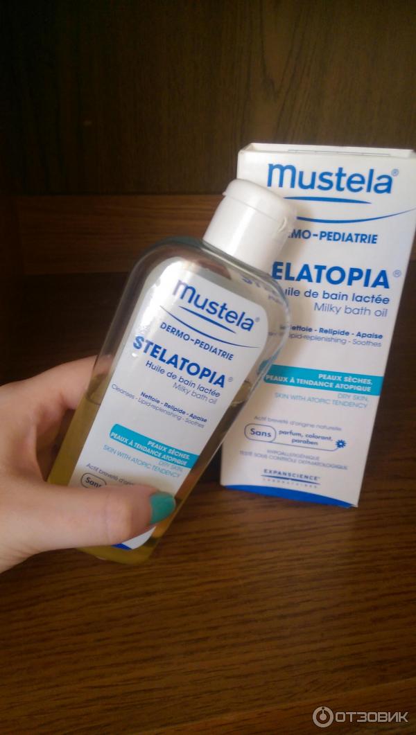 Масло для ванн Mustela