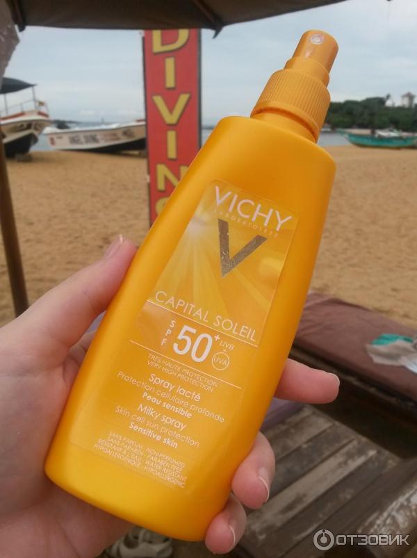 Солнцезащитное молочко для кожи лица и тела Vichy Capital Soleil SPF 50+ фото