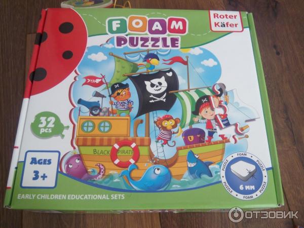 Foam puzzles pirates мягкие фигурные пазлы фото