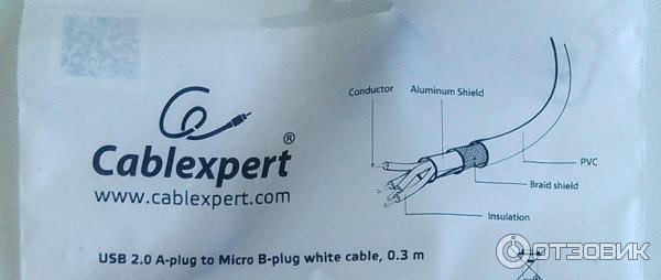 USB-кабель Cablexpert USB 2.0 A-plug to Micro B-plug