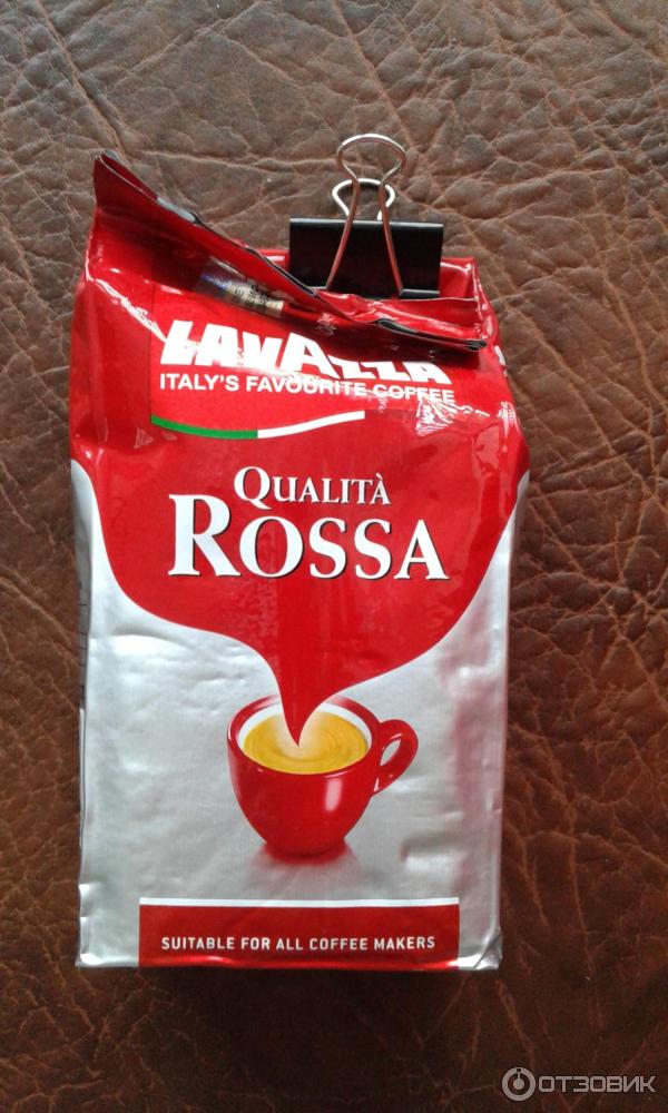 Кофе натуральный жареный молотый Lavazza Qualita Rossa фото