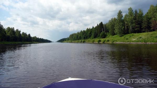 Участок канала от третьего до второго шлюза