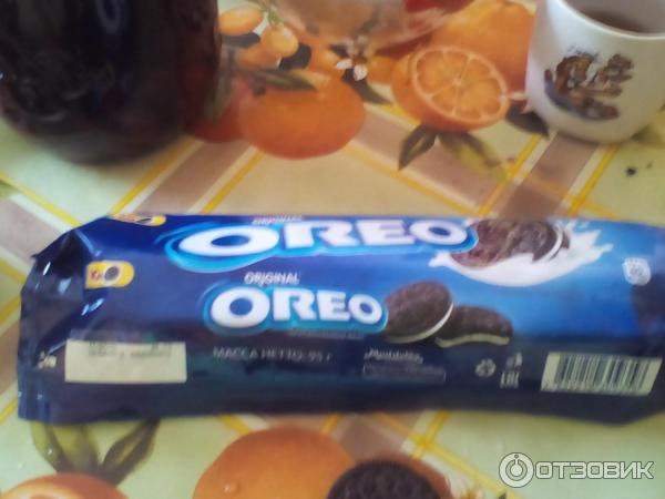 Печенье Oreo с начинкой фото