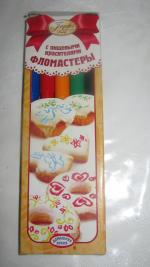 Фломастеры с пищевыми красителями Топ-продукт ПАРФЭ фото