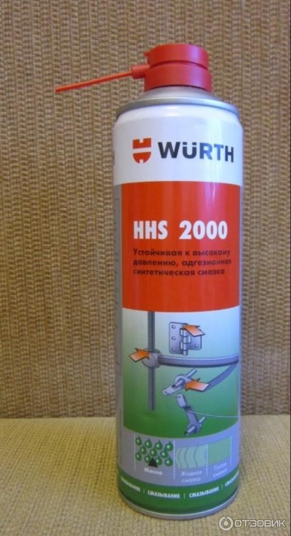 Универсальная смазка Wurth HHS 2000 фото