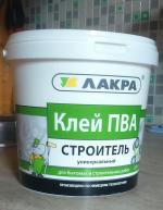 Клей ПВА Лакра "Строитель" универсальный фото