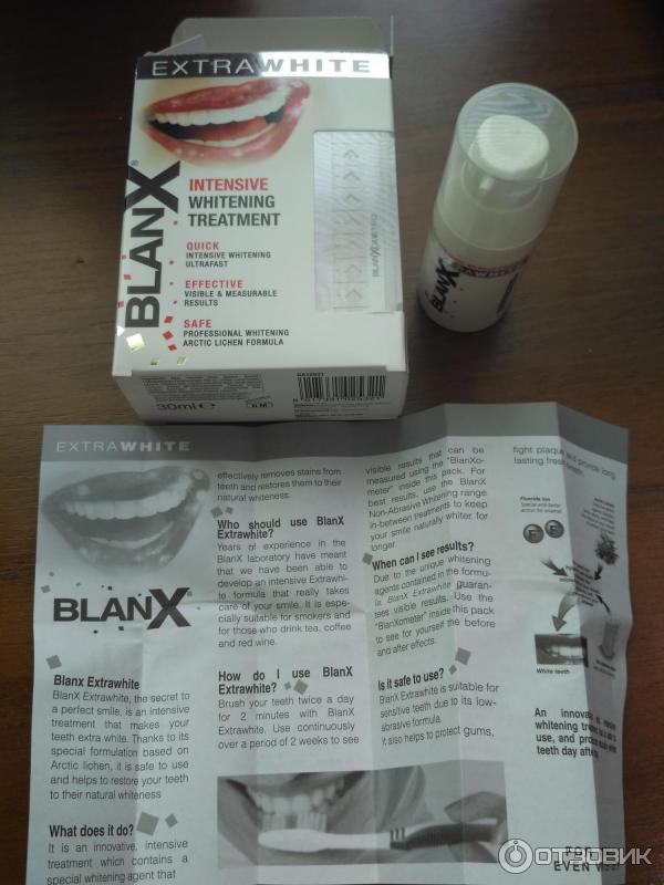 Зубная паста Экстра белизна Blanx Oral Care фото