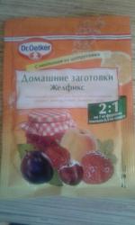 Желирующее вещество Dr.Oetker "Желфикс" фото