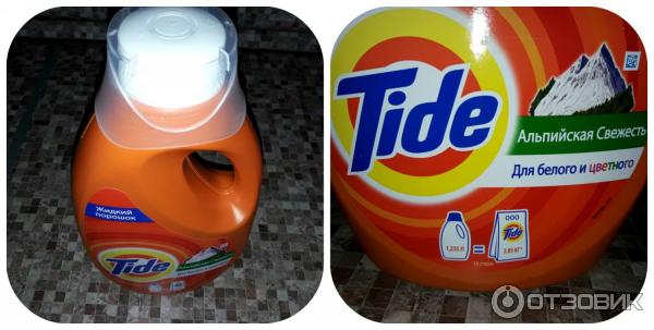 Жидкий стиральный порошок Tide фото