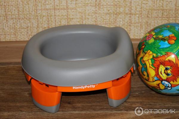 Дорожный горшок Roxy Kids HandyPotty 2-в-1 фото