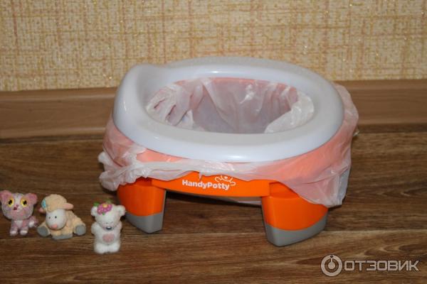 Дорожный горшок Roxy Kids HandyPotty 2-в-1 фото