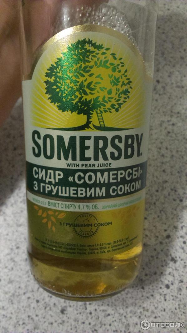 Сидр Somersby грушевый фото