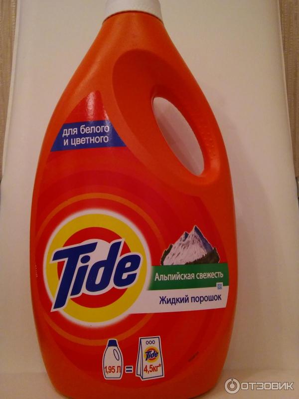 Жидкий стиральный порошок Tide фото