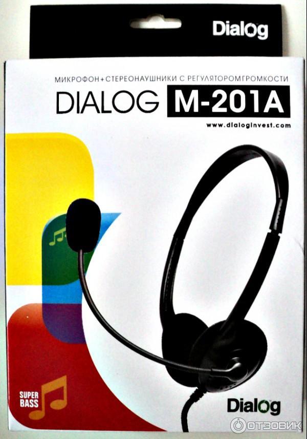 Стереонаушники с микрофоном DIALOG M-201A фото