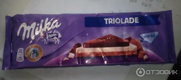 Шоколад Milka Triolade