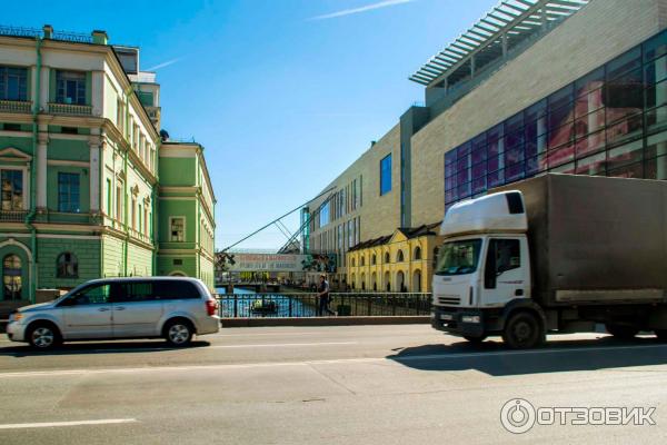 Крюков канал и старая с новой сцены театра