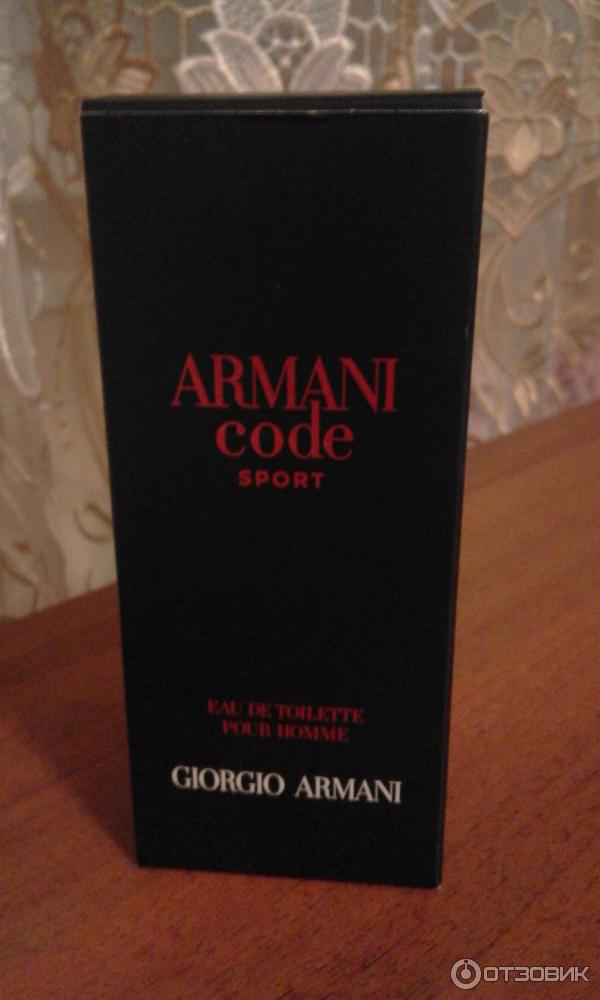 Мужская туалетная вода Armani Code Sport фото