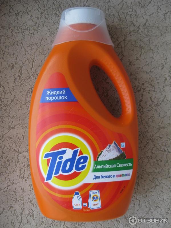 Жидкий стиральный порошок Tide фото