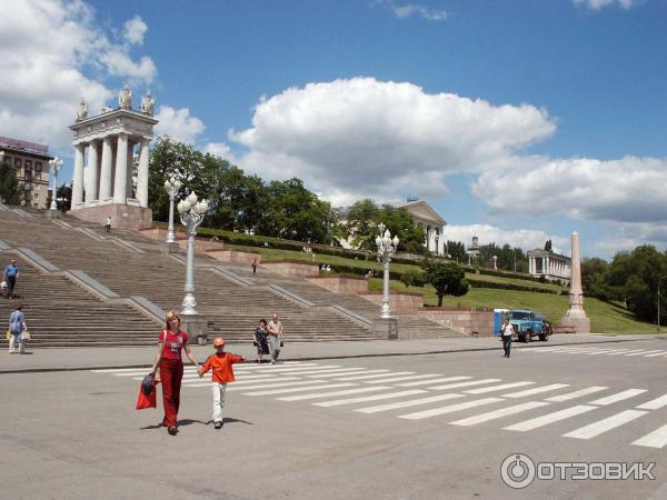 лестница между террасами