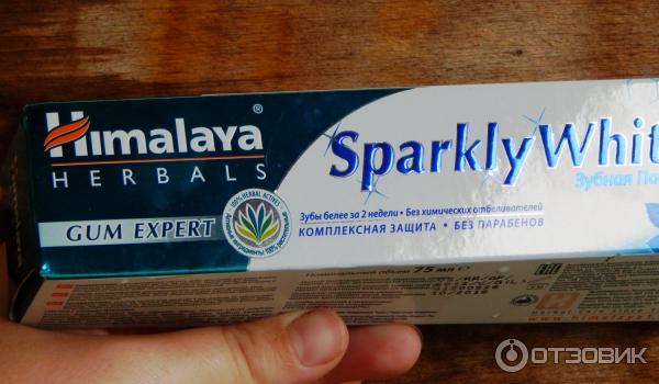 Зубная паста Himalaya Herbals Sparkly White фото