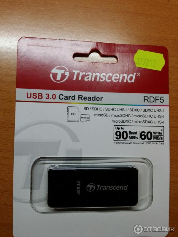 Картридер Transcend RDF5 фото