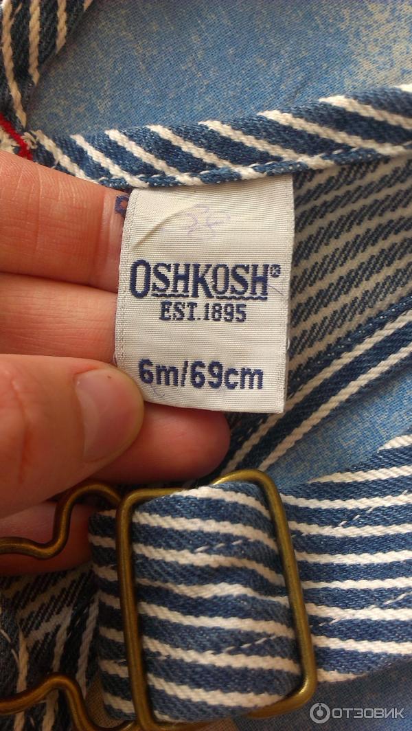 Джинсовый комбинезон OshKosh B'Gosh фото