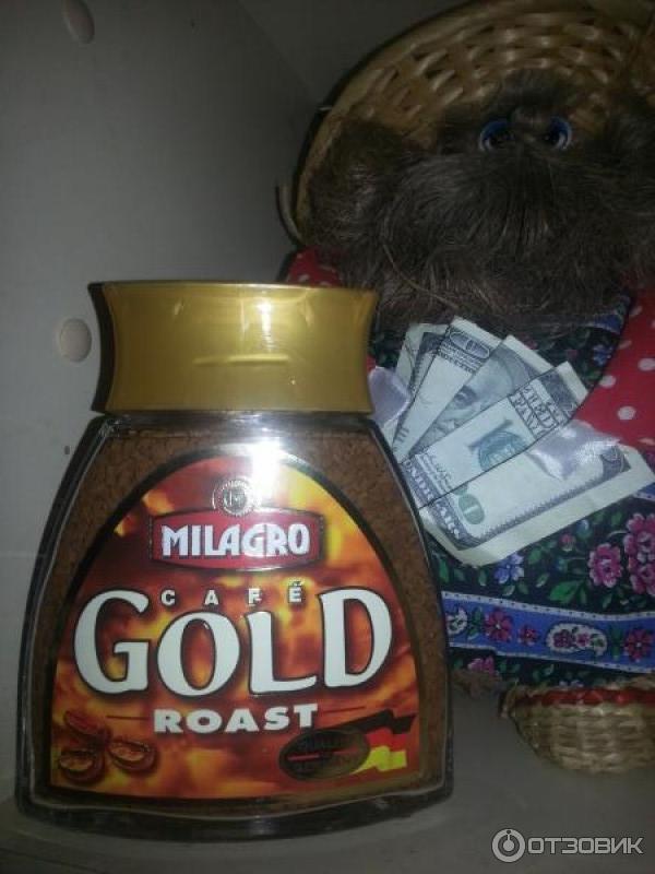 Растворимый кофе Milagro Gold roast фото