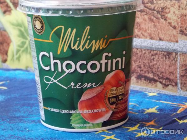 Крем шоколадно-ореховый Biedronka Chocofini Milimi