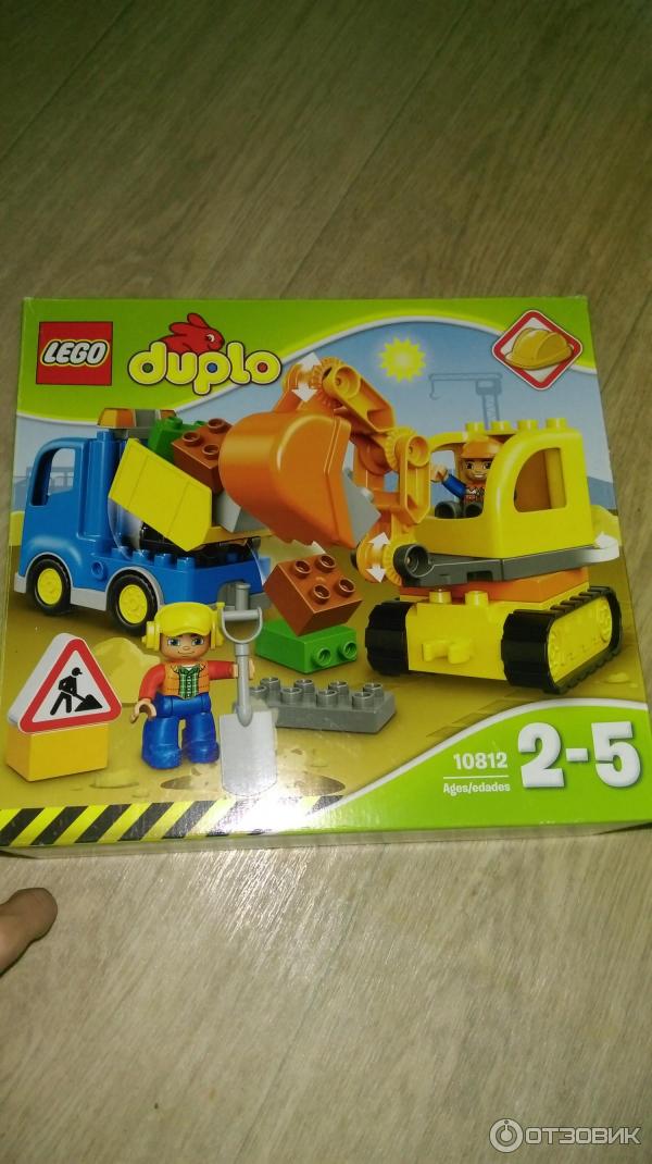 Конструктор Lego Duplo Грузовик и гусеничный экскаватор 10812 фото