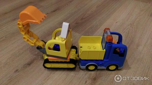 Конструктор Lego Duplo Грузовик и гусеничный экскаватор 10812 фото