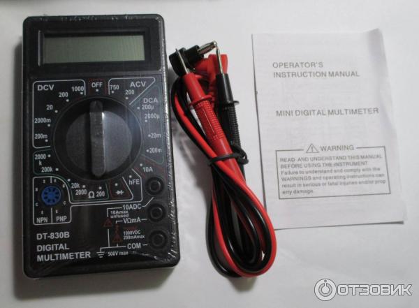 DT-830B цифровой мультиметр