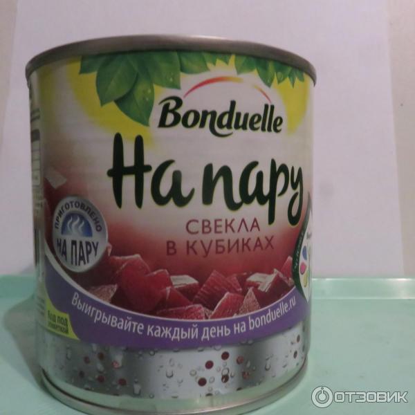 Свекла в кубиках на пару Bonduelle