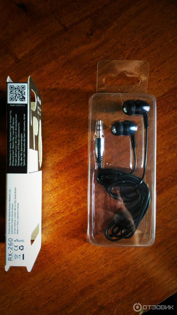 Наушники Intro Stereo Earphones RX-260 фото