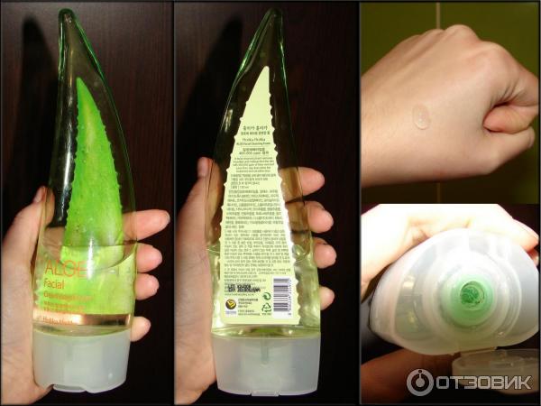 Очищающая пенка для умывания Holika Holika Aloe Cleansing Foam с алоэ фото