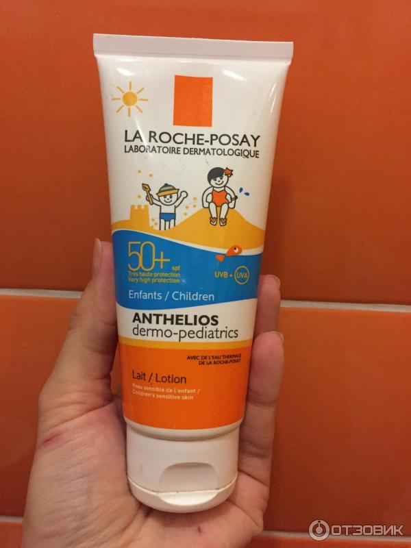 Солнцезащитное средство La Roche Posay Anthelios для кожи детей spf 50 фото