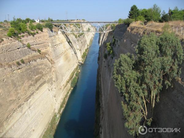 Коринфский канал (Греция) фото