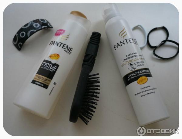 Бальзам-ополаскиватель для волос Pantene PRO-V Воздушная пенка Густые и крепкие фото