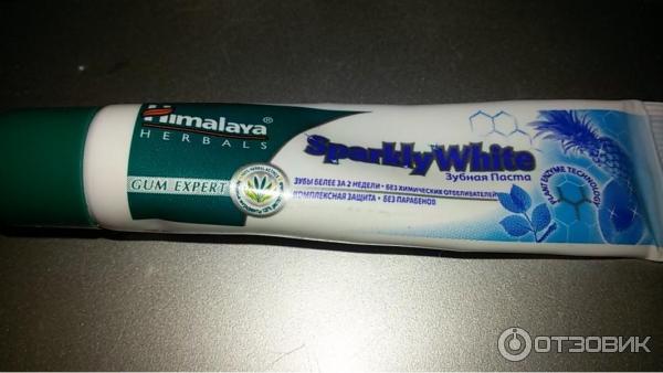 Зубная паста Himalaya Herbals Sparkly White фото