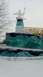 Ледовый городок (Россия, Новосибирск) фото