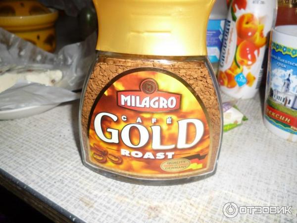 Растворимый кофе Milagro Gold roast фото