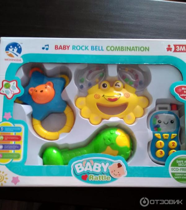 Набор детских погремушек Baby Rattle фото