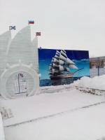 Ледовый городок (Россия, Новосибирск) фото