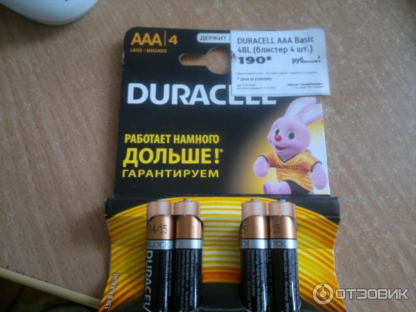 Батарейки Duracell AAA фото