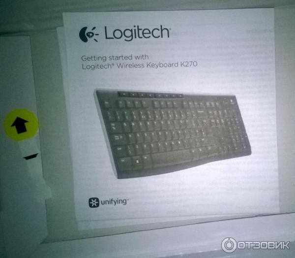 Клавиатура беспроводная Logitech Wireless K270 фото