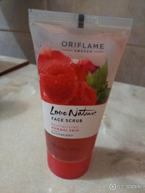 Скраб для лица Oriflame Love Nature Малина фото