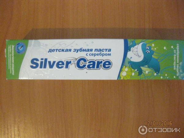 Зубная паста Silver Care с серебром для детей 6-12 лет фото